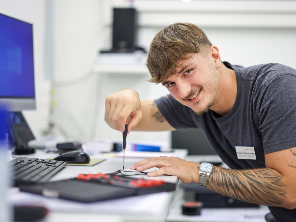 Pascal Niederberger, Mitarbeiter Technik und Unterhalt im Viva Luzern Staffelnhof